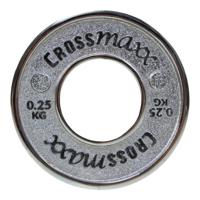 Crossmaxx® Calibrated plate - 0.25 kg - Zilver - Bumperplate