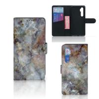 Xiaomi Mi Note 10 Lite | Bookcase | Marmer Grijs | Portemonnee hoesje