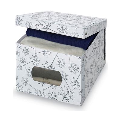 Multi-functionele Kist Domopak Living 916050 Wit Wit/Grijs Karton 42 x 50 x 31 cm