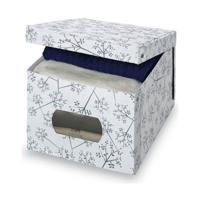 Multi-functionele Kist Domopak Living 916050 Wit Wit/Grijs Karton 42 x 50 x 31 cm