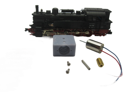 micromotor nf023G N ombouwset voor Fleischmann BR 94 (DB DR DRG), ÖBB 694, KPEV T16.1, FS 897
