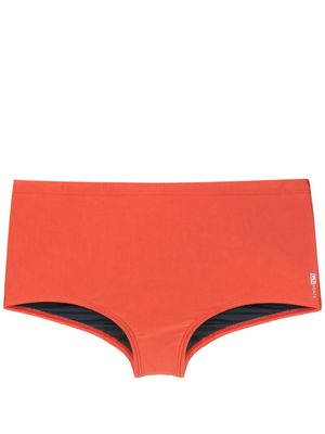Lygia & Nanny short de bain Copacabana à logo imprimé - Orange