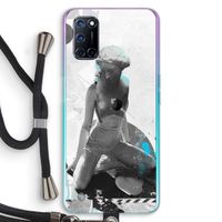 I will not feel a thing: Oppo A92 Transparant Hoesje met koord