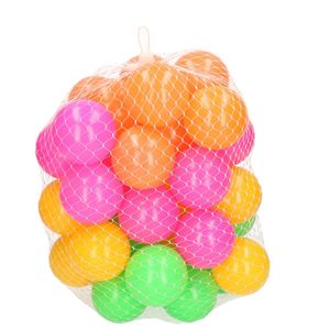 40x Ballenbak ballen neon kleuren 6 cm speelgoed