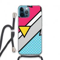 Pop Art #3: iPhone 13 Pro Max Transparant Hoesje met koord