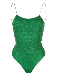 Oséree maillot de bain Lumière à effet métallisé - Vert