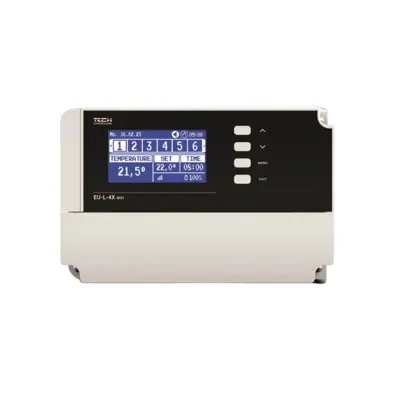 Tech EU-L-4X Ruimteregelaar verwarming/koeling