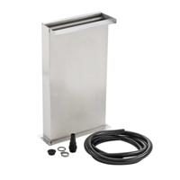 Oase Waterfall Kit 30: Rustgevende Roestvrijstalen Tuinwaterval, Flexibel & Stijlvol Design