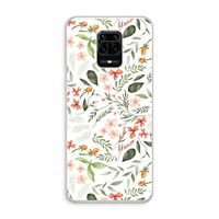 Sweet little flowers: Xiaomi Redmi Note 10 Lite Transparant Hoesje