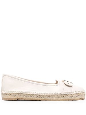 Ferragamo espadrilles Vara à boucle - Tons neutres