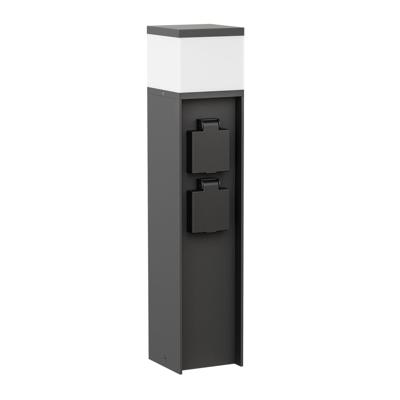 Staande buitenlamp met stopcontact buiten G9 2x EU 39 cm