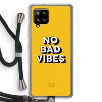 No Bad Vibes: Samsung Galaxy A42 5G Transparant Hoesje met koord No Bad Vibes: Samsung Galaxy A42 5G Transparant Hoesje met koord