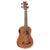 Ortega LIZZY-BSFL-GB Lizard Series Short Scale Uke Bass Natural fretloze E/A bas ukelele met gigbag