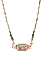 Marie Lichtenberg collier Lucky en or rose 18ct serti de saphir Marie Lichtenberg collier Lucky en or rose 18ct serti de saphir