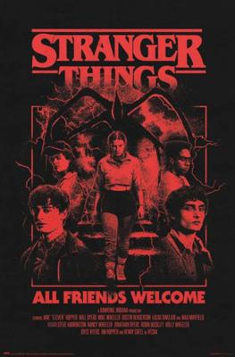 Poster Stranger Things - S5 - All Friends Welcom 61x91,5cm Poster Stranger Things - S5 - All Friends Welcom 61x91,5cm