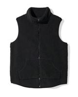 HEMA Dames sherpa bodywarmer zwart (zwart)