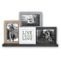 ZEP - Houten multi fotolijst Jerome foto 10x10 en 3x 10x15 - TY480