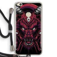 Hell Hound and Serpents: Huawei Ascend P8 Lite (2017) Transparant Hoesje met koord
