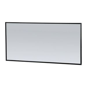 Spiegel Sanitop Silhouette 140x70x2.5 cm Aluminium Zwart