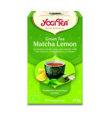 Green tea matcha lemon bio