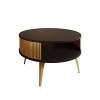 Meubella Salontafel Roslyn - Zwart 2 - 75 cm - thumbnail