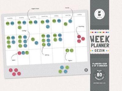 Weekplanner gezin - Rianne van Essen - Paperback (9789082881462)