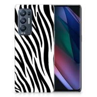 OPPO Find X3 Neo | TPU Hoesje | Zebra