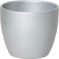 Pot boule d7,5h6 cm zilver - Floran