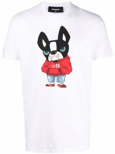 DSQUARED2 t-shirt à imprimé graphique - Blanc