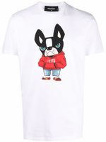 DSQUARED2 t-shirt à imprimé graphique - Blanc