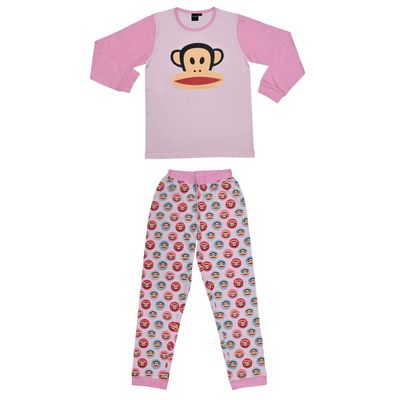 Paul Frank Pyjama Jersey Meisjes Katoen Roze Maat 12 Jaar