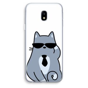 Cool cat: Samsung Galaxy J3 (2017) Transparant Hoesje