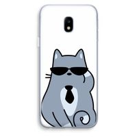 Cool cat: Samsung Galaxy J3 (2017) Transparant Hoesje