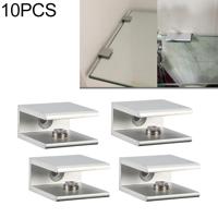 10 STKS single hole aluminiumlegering glas bevestigings clip S 10mm