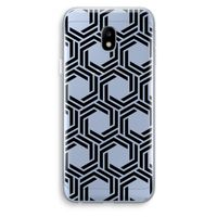 Geometrisch patroon: Samsung Galaxy J3 (2017) Transparant Hoesje