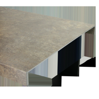 Douwes Dekker - Rigid PVC Dubbeltrede brownie 150x61cm (PVC)