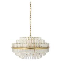 Richmond Hanglamp 'Desire' Crystal, 80cm, kleur Brushed Gold