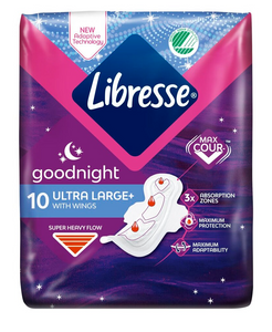 Libresse Ultra Goodnight Maandverband L -