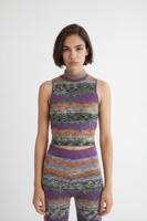 Slim fit gebreid shirt - MATERIAL FINISHES - XL