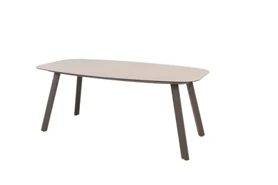 Manolo eettafel terre met printed keramiek top 240 x 103 cm
