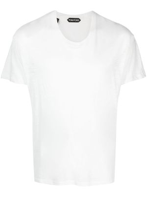 TOM FORD t-shirt à col rond - Blanc