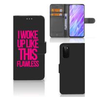 Samsung Galaxy S20 Hoesje met naam Woke Up - Origineel Cadeau Zelf Maken Samsung Galaxy S20 Hoesje met naam Woke Up - Origineel Cadeau Zelf Maken