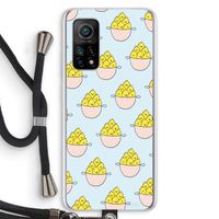 Citroenen: Xiaomi Mi 10T 5G Transparant Hoesje met koord