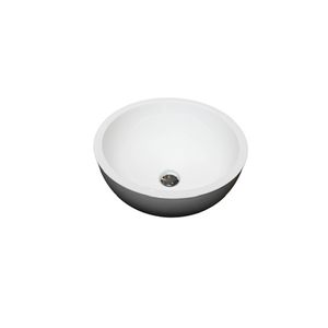 Waskom Loutro Milano Rond 39x39x15.5 cm Hoogglans Wit