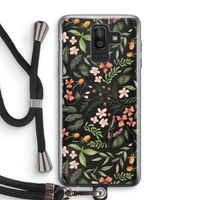 Sweet little flowers: Samsung Galaxy J8 (2018) Transparant Hoesje met koord