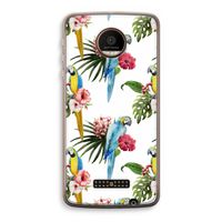 Kleurrijke papegaaien: Motorola Moto Z Force Transparant Hoesje Kleurrijke papegaaien: Motorola Moto Z Force Transparant Hoesje
