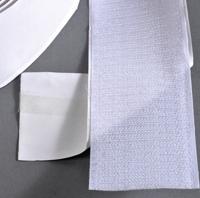 Klitteband klevend 50mm wit haak 25m