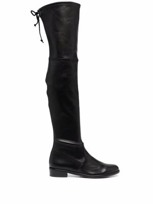 Stuart Weitzman cuissardes Lowland 35 mm - Noir