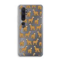 Alpacas: Xiaomi Mi Note 10 Pro Transparant Hoesje