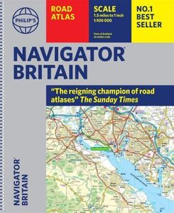 Wegenatlas Navigator Britain - Engeland en Schotland 1:100.000 | Phili